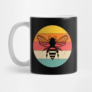 Bee Retro Vintage 60s 70s Sunset Insect Beekeeper Beekeeping Mug